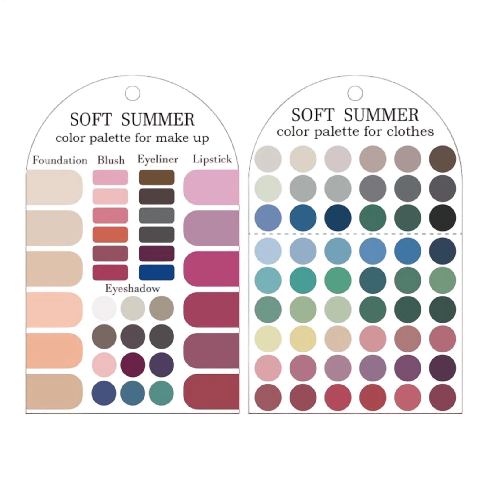 Women'S Fashion Guide - 2 Pieces Acrylic Seasonal Palette Soft