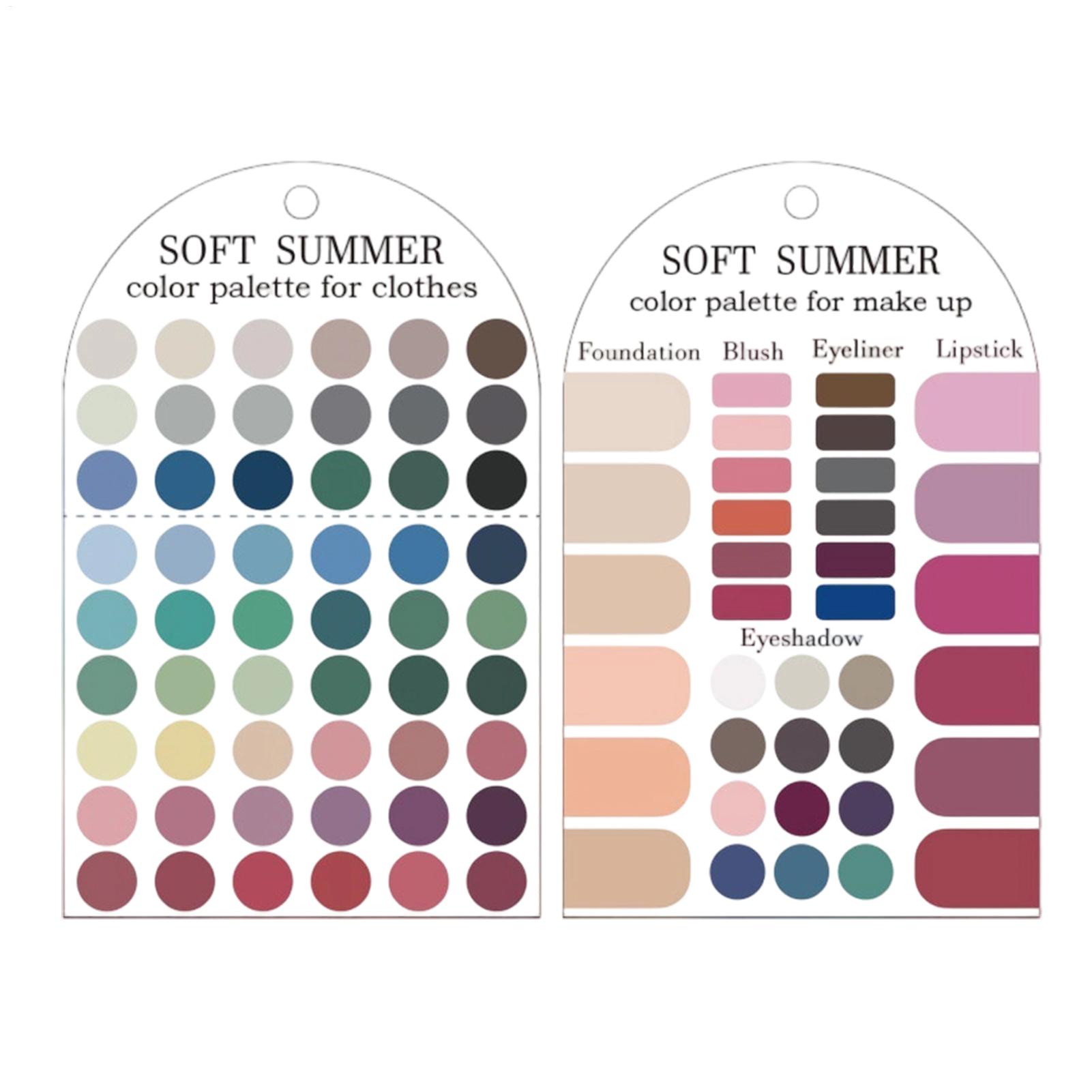 Women'S Fashion Guide - Soft Summer Color Palette Card 2