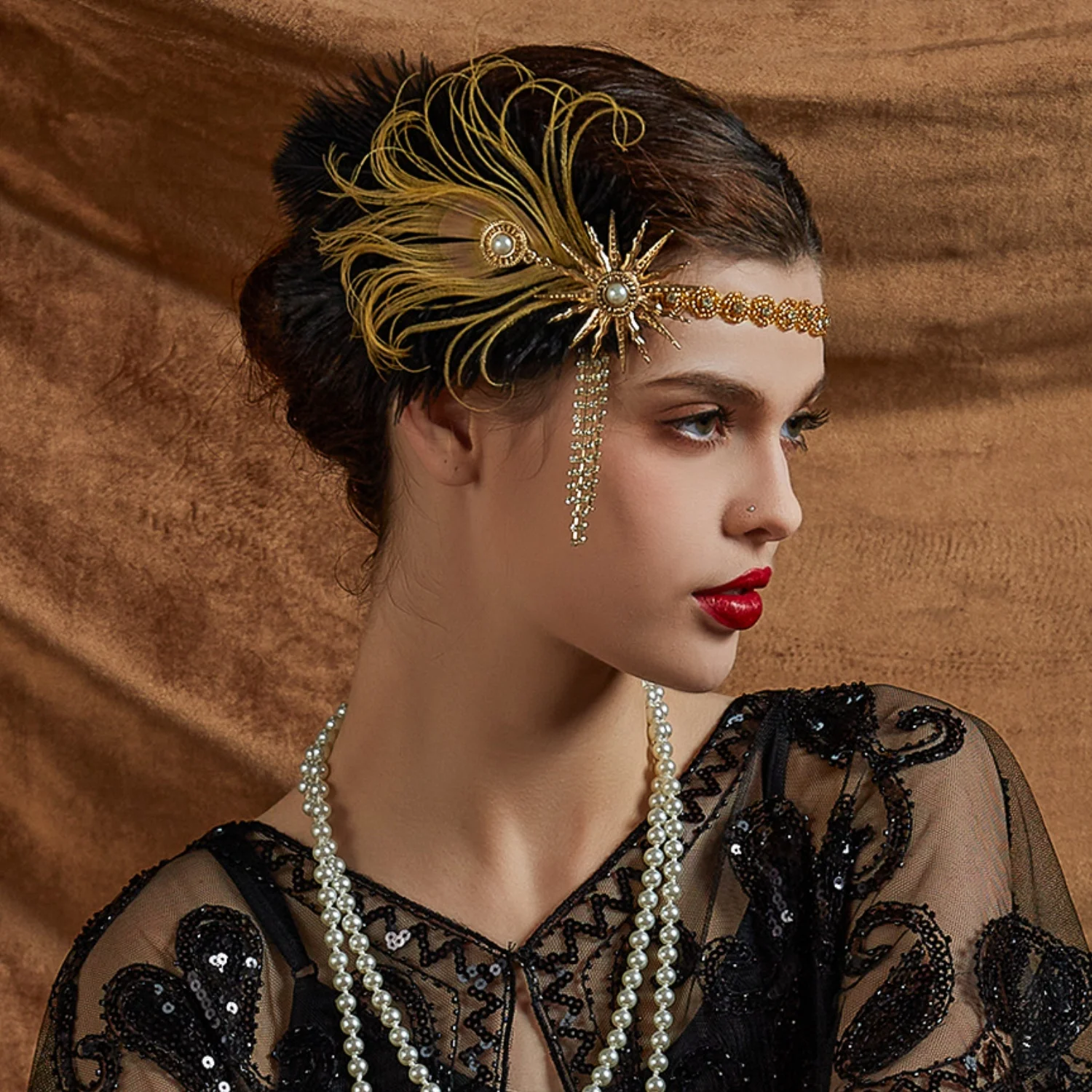 Rhinestone HairBand 1920s Vint - Women'S Fashion Of The 1920S 评论和价格