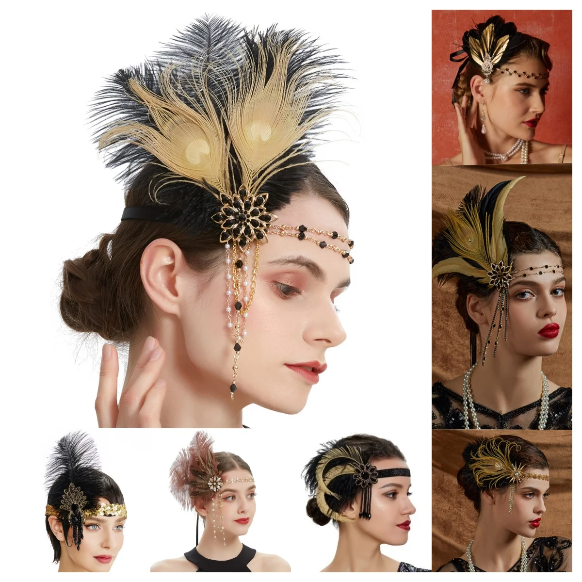 Rhinestone HairBand 1920s Vint - Women'S Fashion Of The 1920S 评论和价格