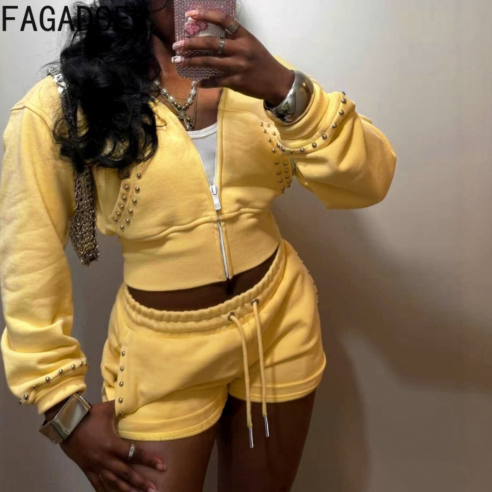 FAGADOER Casual Daily Sports 2 - Women'S Fashion Zip Hoodie 评论和价格