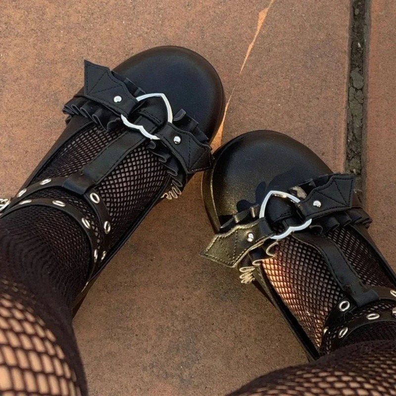 New Sweet Heart Buckle Wedges  - Women'S Fashion Footwear 评论和价格