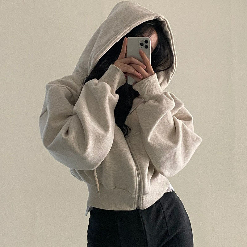 Fashion Zipper Hood Sweatshirt - Women'S Fashion Zip Hoodie 评论和价格