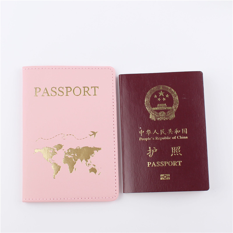 1PCS PU Leather Map Passport C - Women'S Fashion Guide 评论和价格