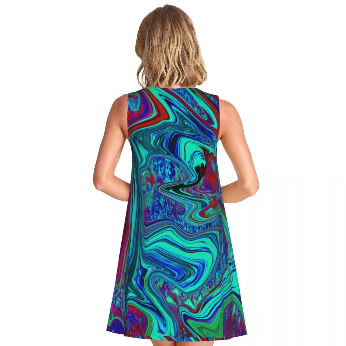 Retro 60s Ar Dress Groovy Abst - Women'S Fashion In The 60S 评论和价格