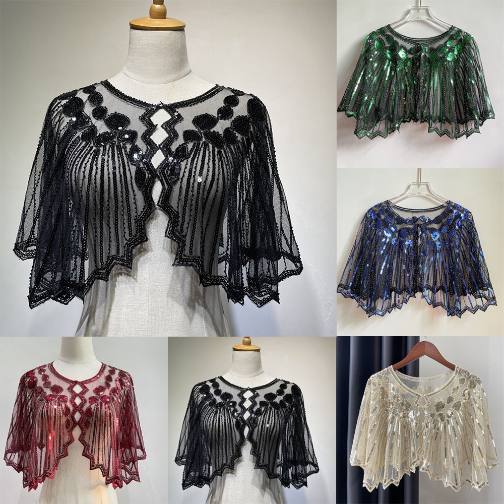 Fashion Women 1920s Shawl Bead - Women'S Fashion Of The 1920S 评论和价格