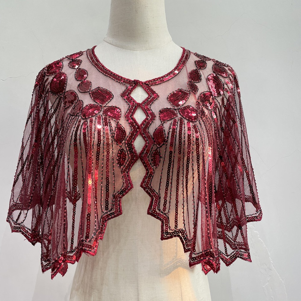 Fashion Women 1920s Shawl Bead - Women'S Fashion Of The 1920S 评论和价格
