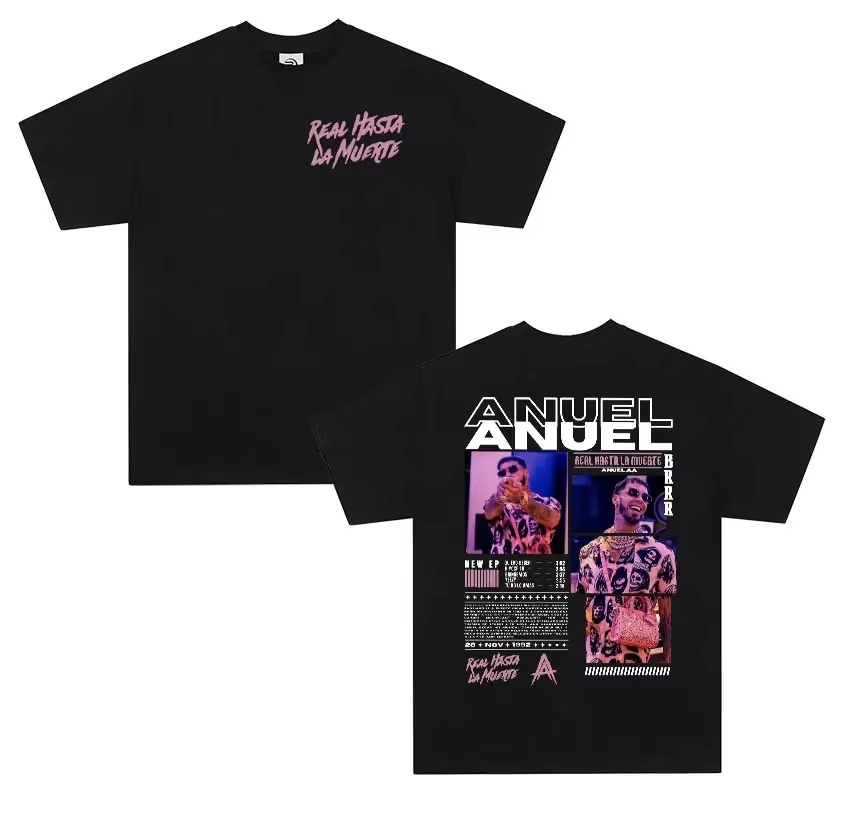 Rapper ANUEL AA Real Hastala M - Women'S Real Y2K Fashion 评论和价格