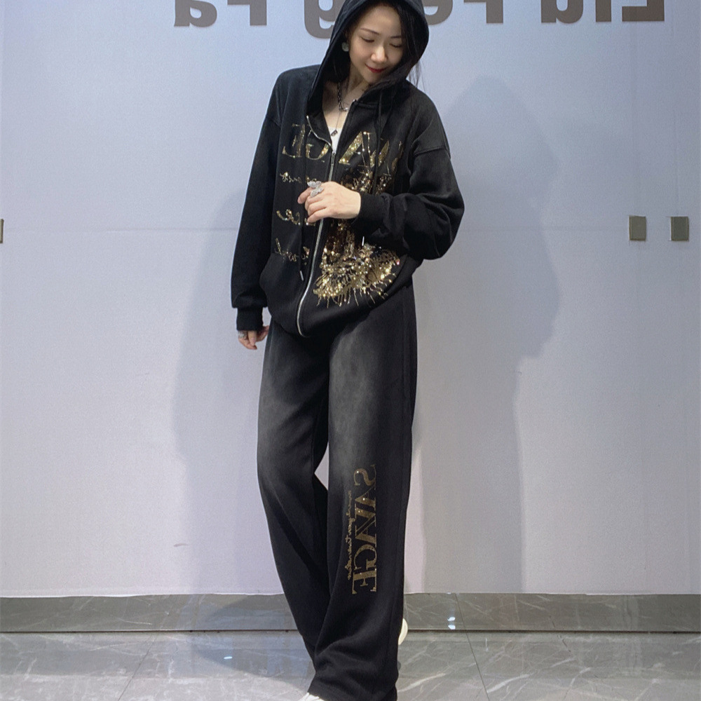 Fashionable Autumn Winter Wome - Women'S Fashion Zip Hoodie 评论和价格