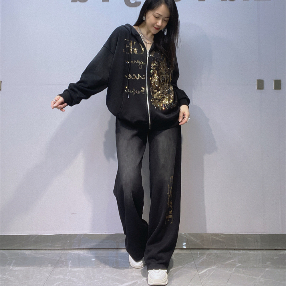 Fashionable Autumn Winter Wome - Women'S Fashion Zip Hoodie 评论和价格