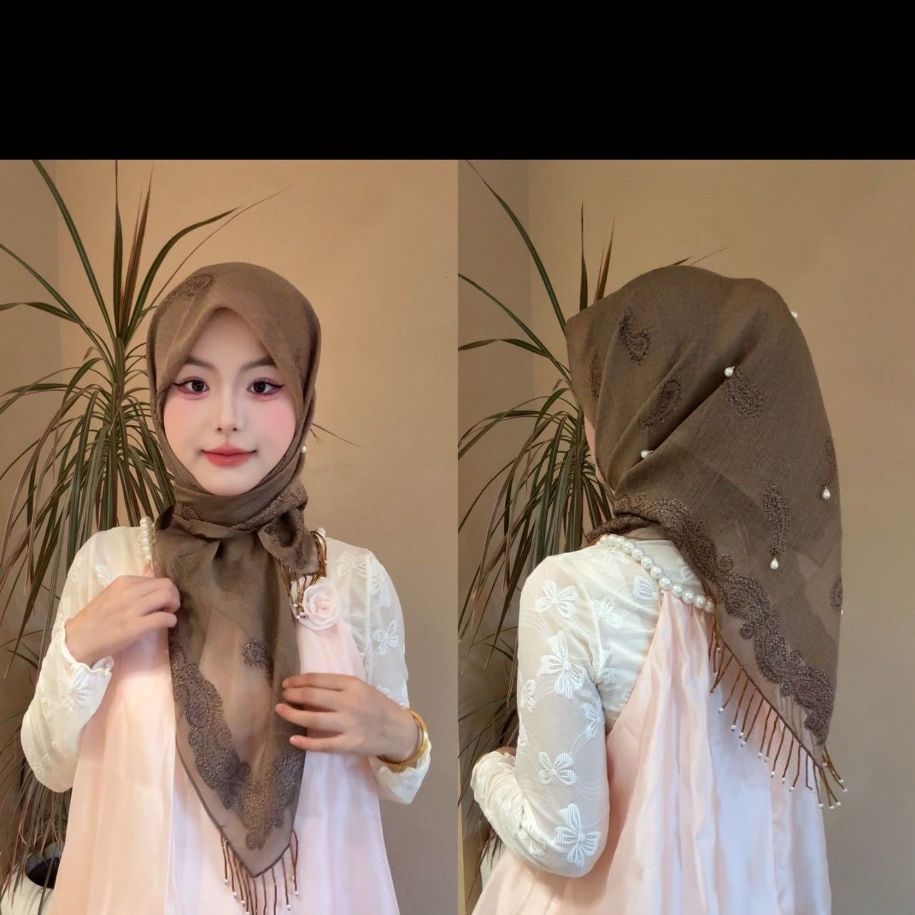 Hijab Muslim Women Shawl Heads - Women Fashion Malaysia 评论和价格