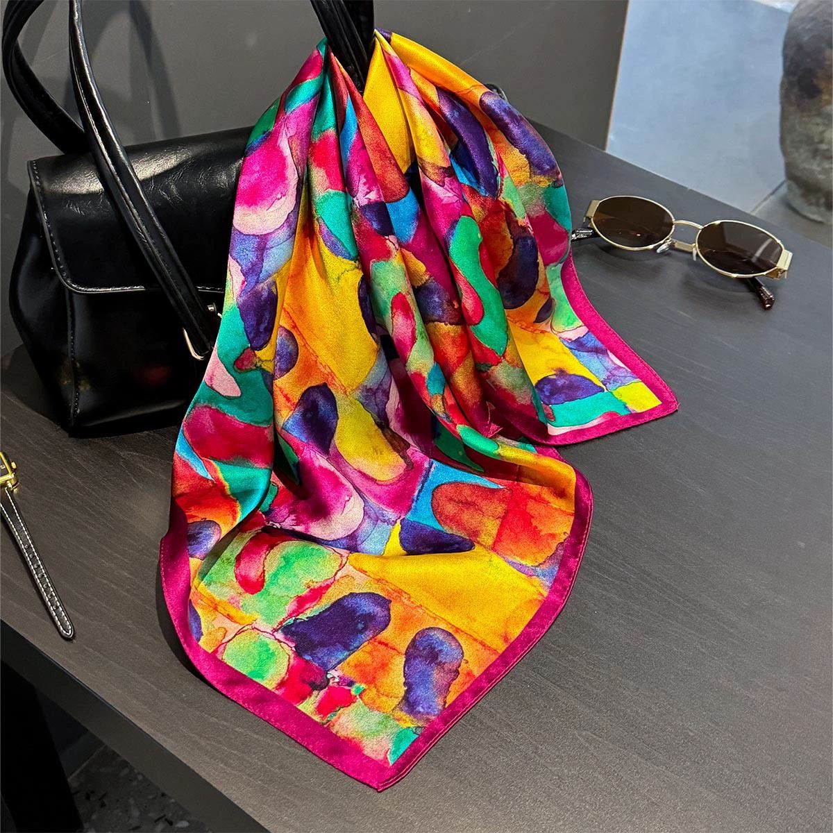 100% Pure Silk Scarf Summer Wo - Women'S Fashion Poncho 评论和价格