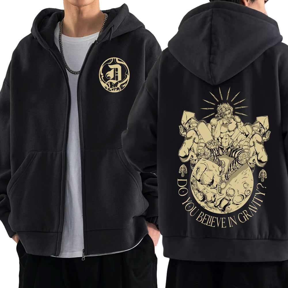 Anime Jojo Bizarre Adventure Z - Women'S Fashion Zip Hoodie 评论和价格