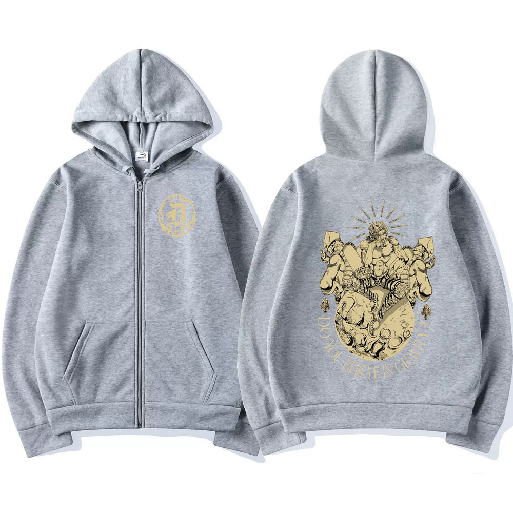 Anime Jojo Bizarre Adventure Z - Women'S Fashion Zip Hoodie 评论和价格