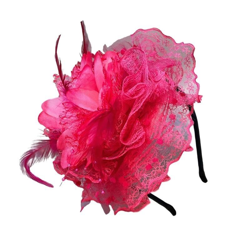 A52E Lace Flower Hair Hoop for - Women'S Fashion Of The 1920S 评论和价格