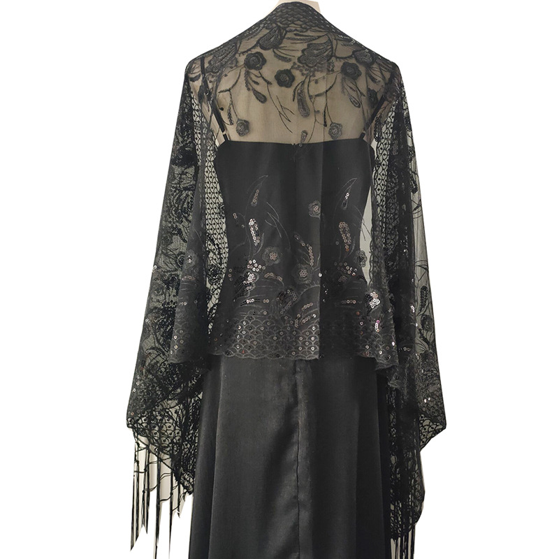 Sequins Wedding Cape Evening D - Women'S Fashion Of The 1920S 评论和价格