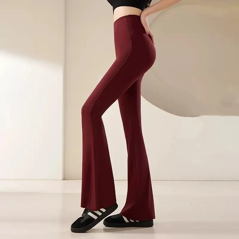 Elastic Sharkskin Fitness Yoga - High Waist Leggings 评论和价格