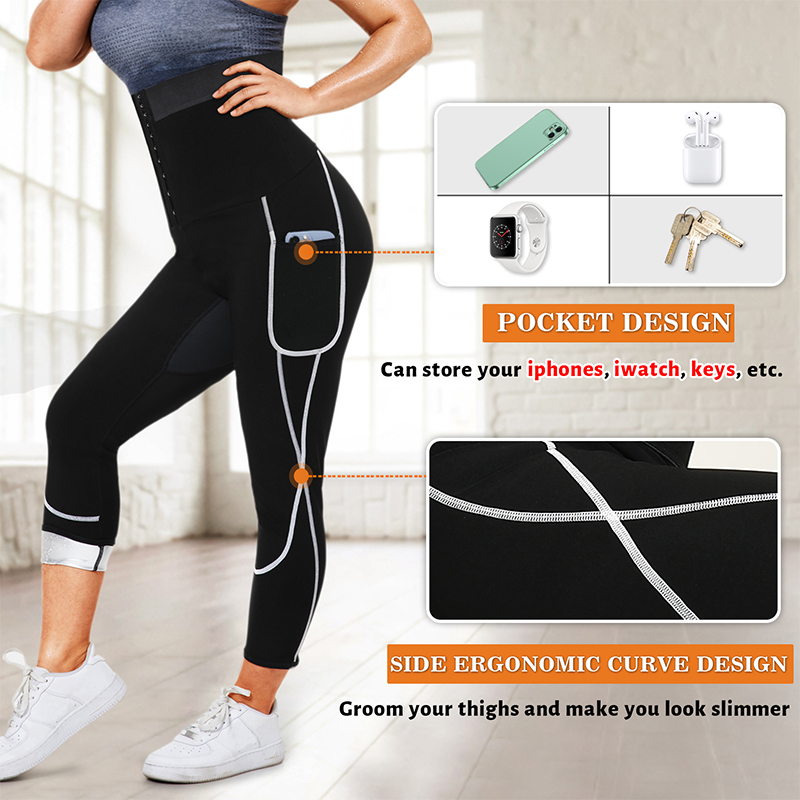 Sauna Sweat Pants for Women Hi - High Waist Leggings 评论和价格