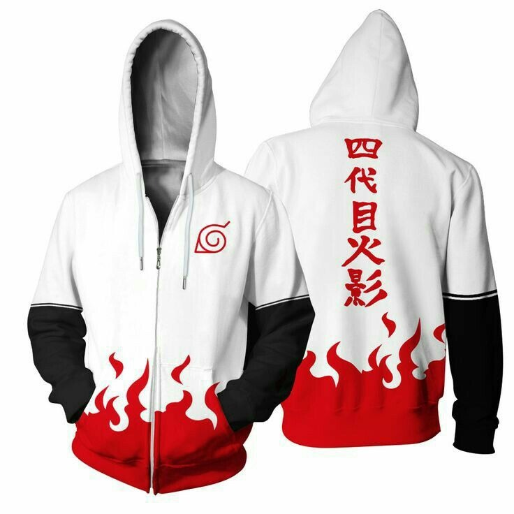 Naruto 4th Hokage Minato Anime - Women'S Fashion Zip Hoodie 评论和价格