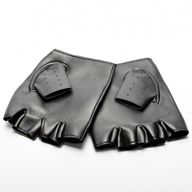 Steampunk PU Leather Fingerles - Women Fashion Gloves 评论和价格