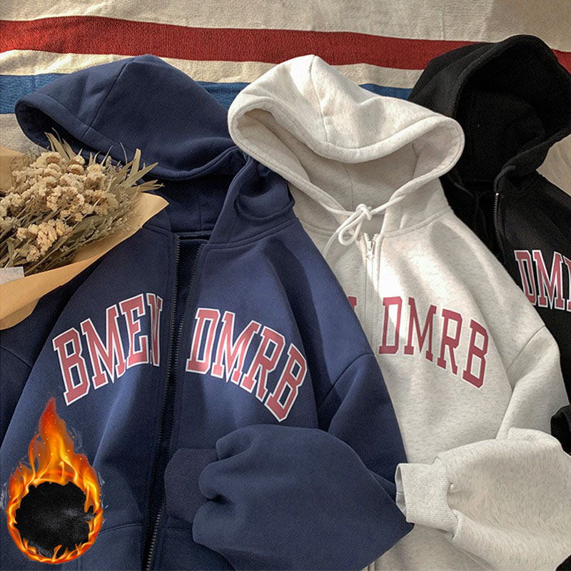 Women Autumn‑Winter Fleece‑Lin - Women'S Fashion Zip Hoodie 评论和价格