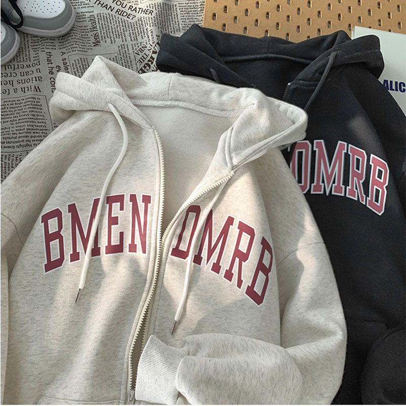 Women Autumn‑Winter Fleece‑Lin - Women'S Fashion Zip Hoodie 评论和价格