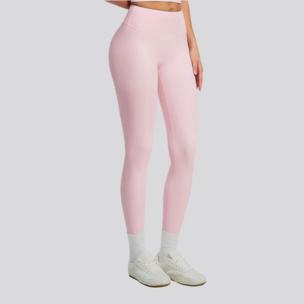 Solid Color Yoga Pants Women's - High Waist Leggings 评论和价格