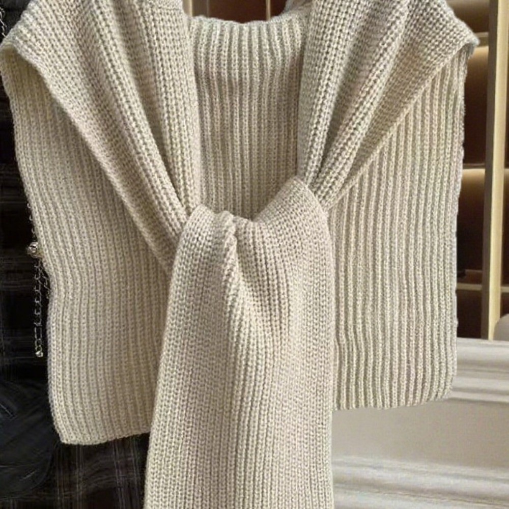 Scarf Oversized Knit Cape Shaw - Women'S Fashion Poncho 评论和价格
