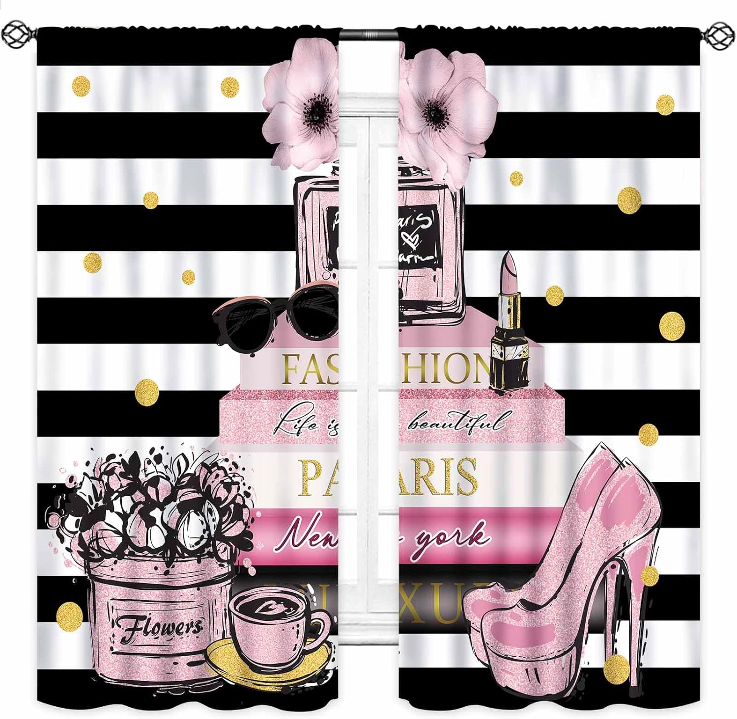 Pink Fashion Women Curtain for - Women'S Fashion Magazines 评论和价格