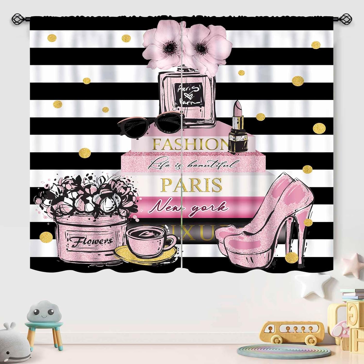 Pink Fashion Women Curtain for - Women'S Fashion Magazines 评论和价格