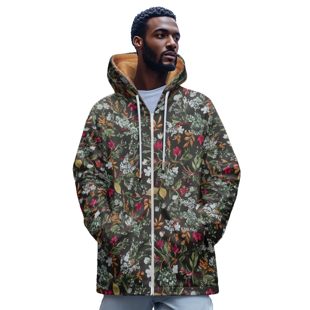 Luxury Flower 3D Printed Patte - Women'S Fashion Zip Hoodie 评论和价格
