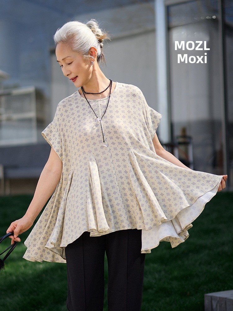 Muzhi Mid-aged Mom Summer Fash - Women'S Fashion In The 60S 评论和价格