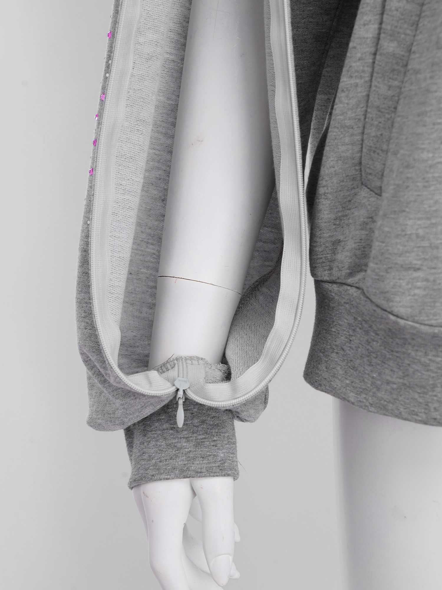 Ladies Full Zip Hoodie with Ar - Women'S Fashion Zip Hoodie 评论和价格