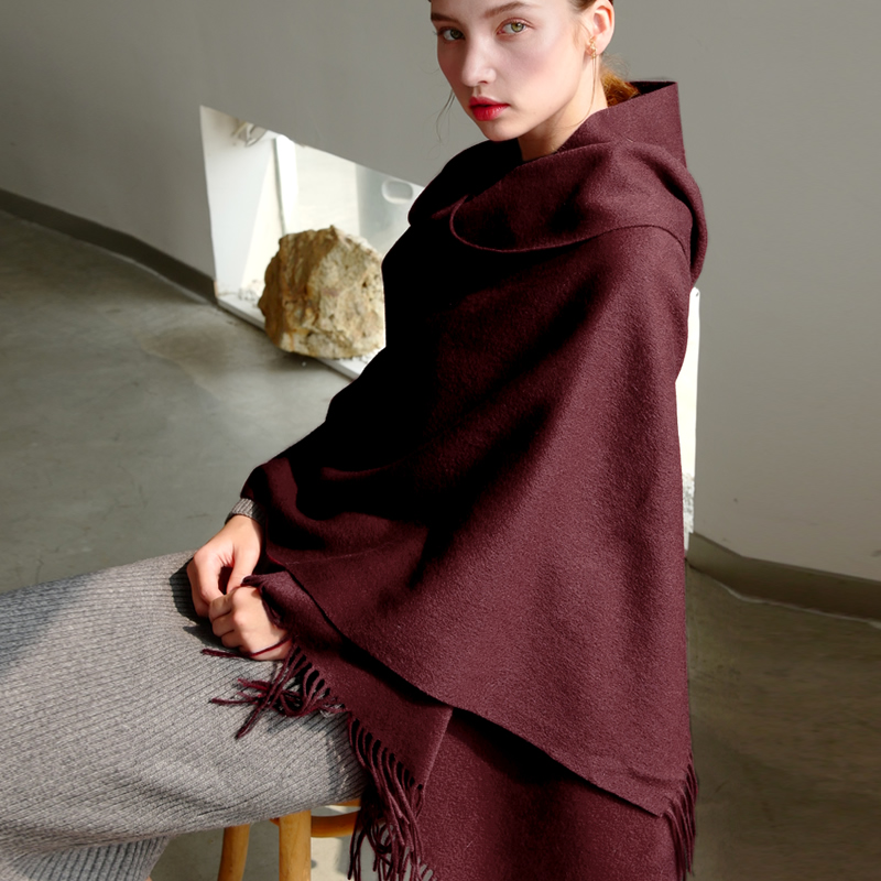 Wool Winter Scarf Women Fashio - Women'S Fashion Poncho 评论和价格