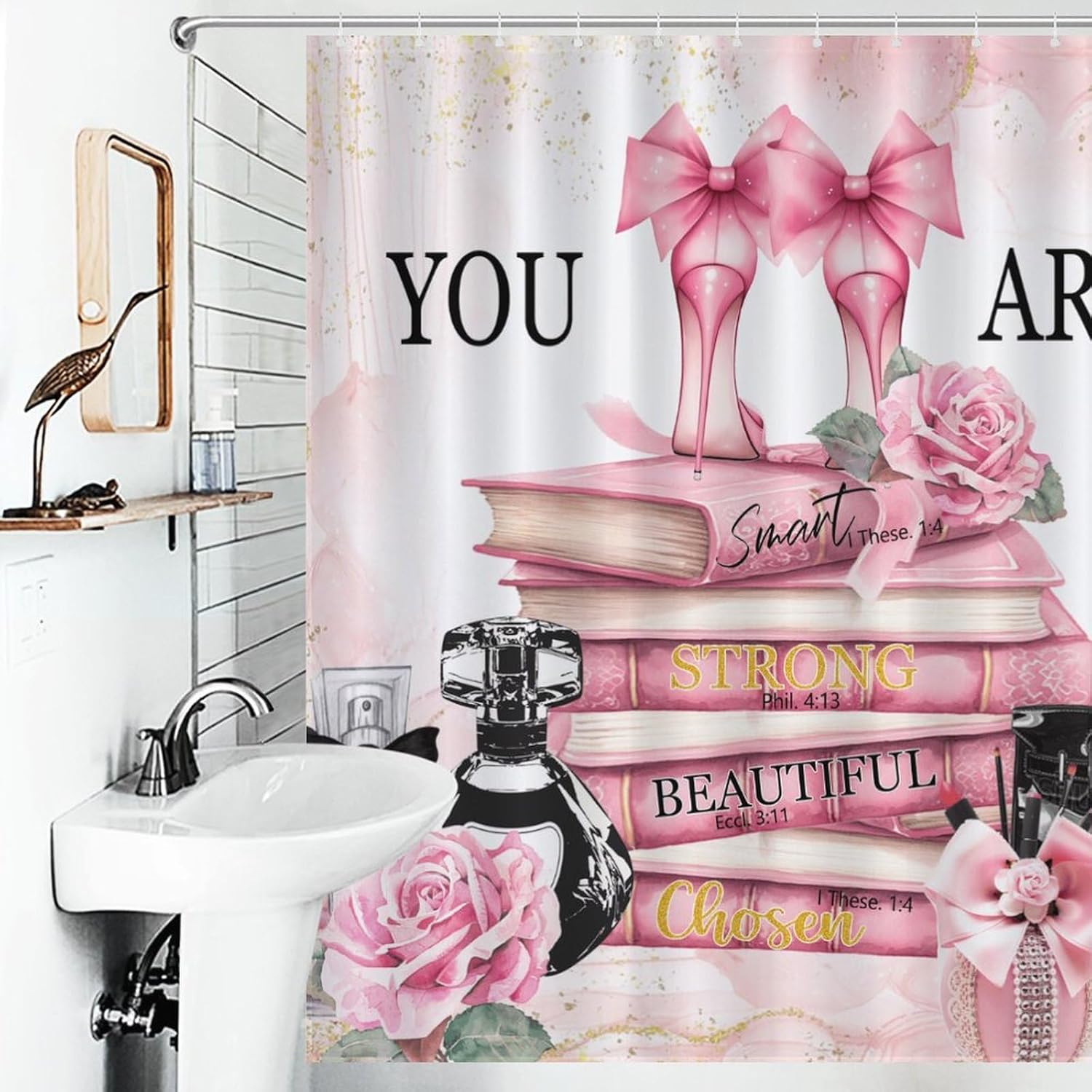 Fashion Woman Shower Curtain f - Women'S Fashion Magazines 评论和价格