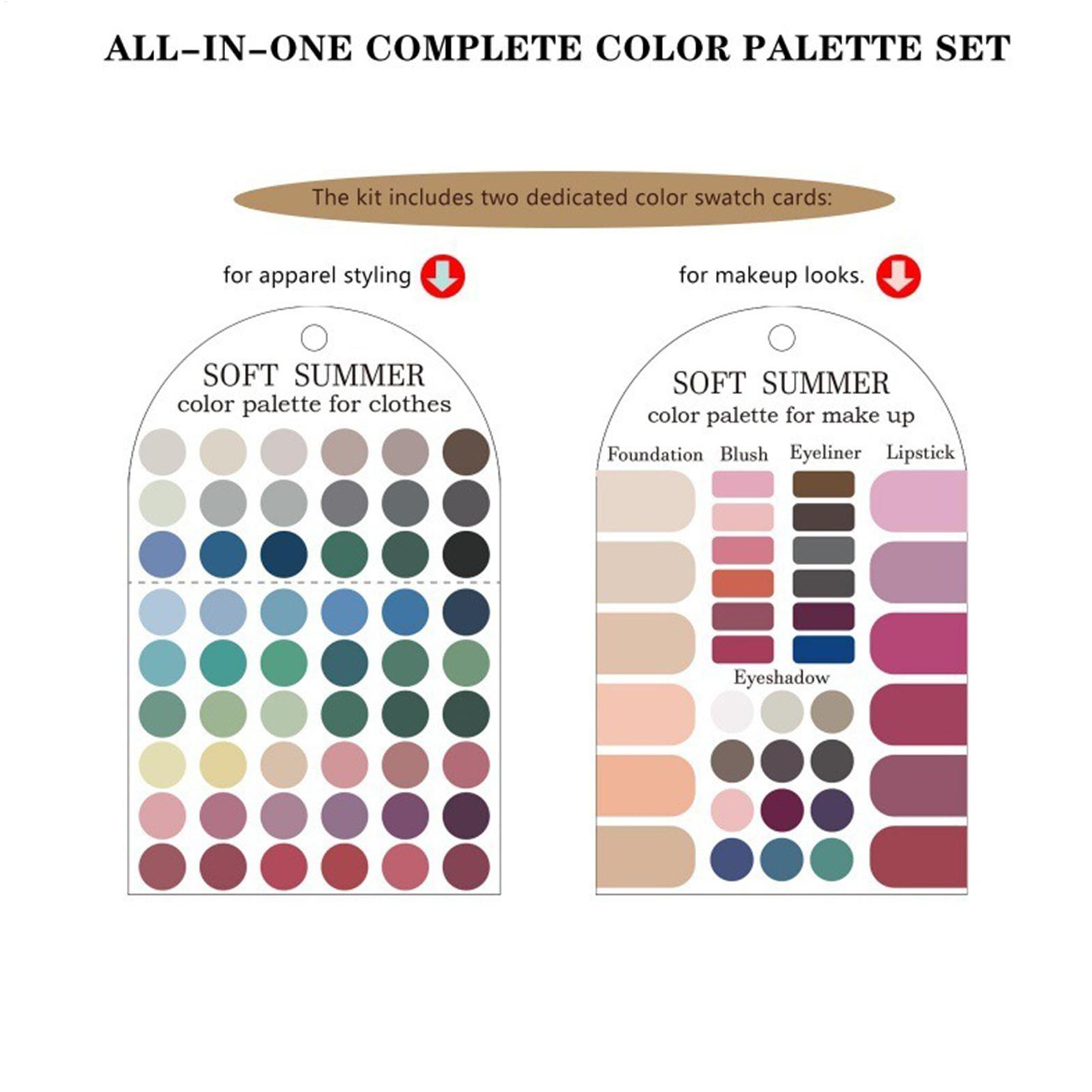 Soft Summer Color Palette Card - Women'S Fashion Guide 评论和价格
