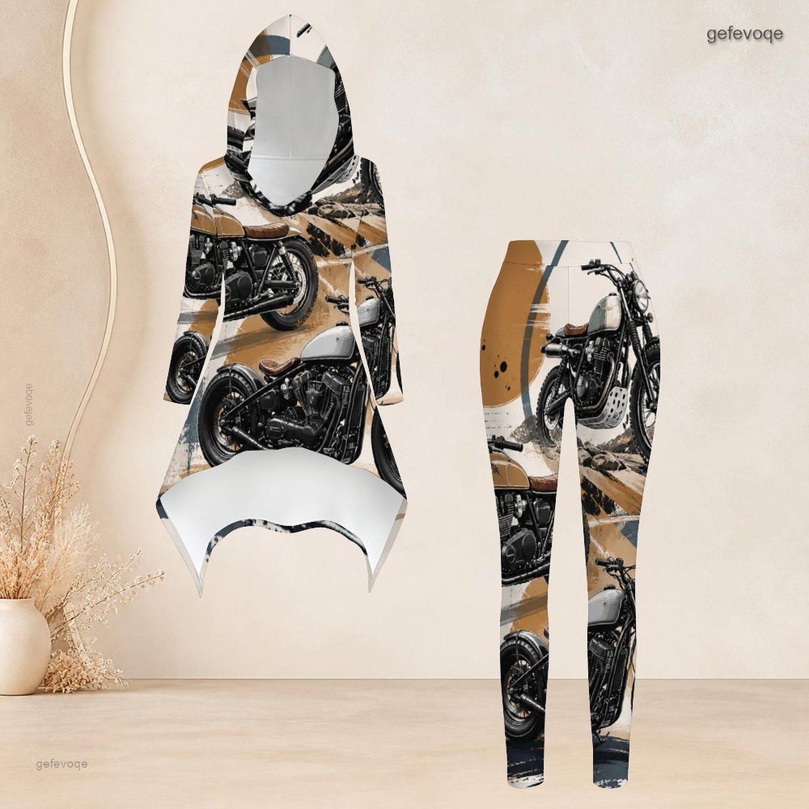 Fashion Women Casual 2 Piece S - High Waist Leggings 评论和价格