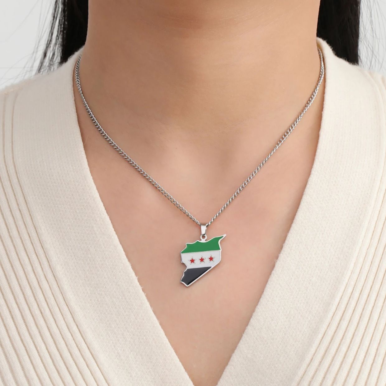 LIKGREAT Trendy Syria Map Flag - Women'S Fashion Guide 评论和价格