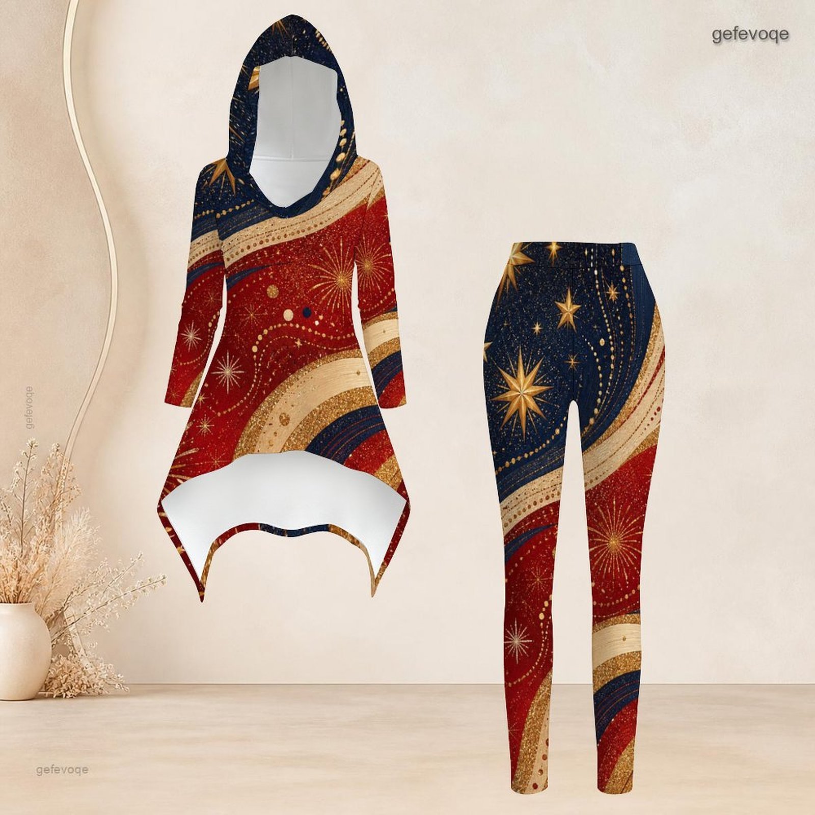 Fashion Women Casual 2 Piece S - High Waist Leggings 评论和价格