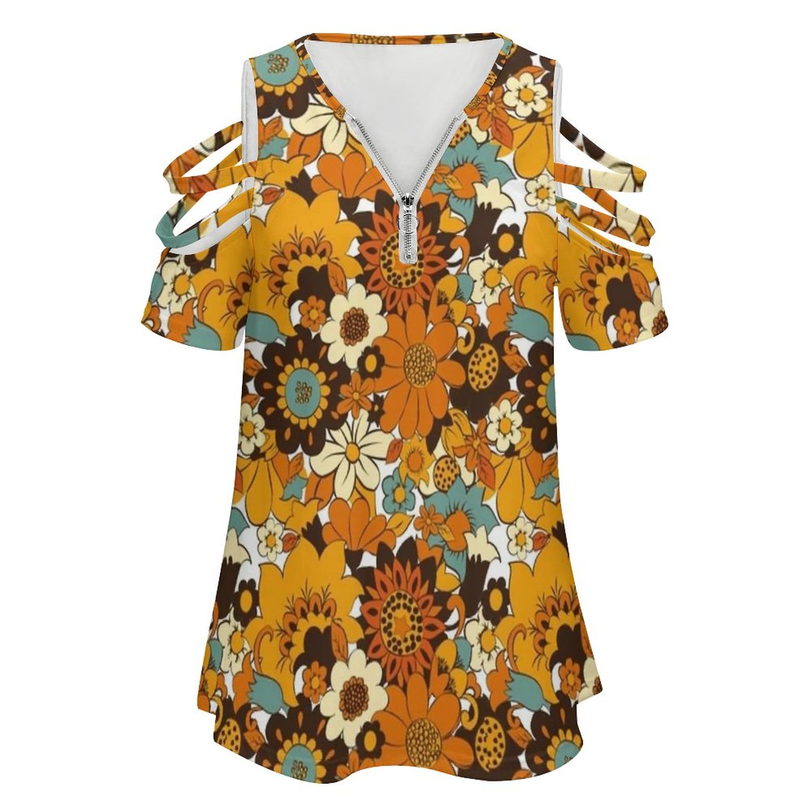 70S 60S Retro Flower Power , F - Women'S Fashion Of The 70S 评论和价格