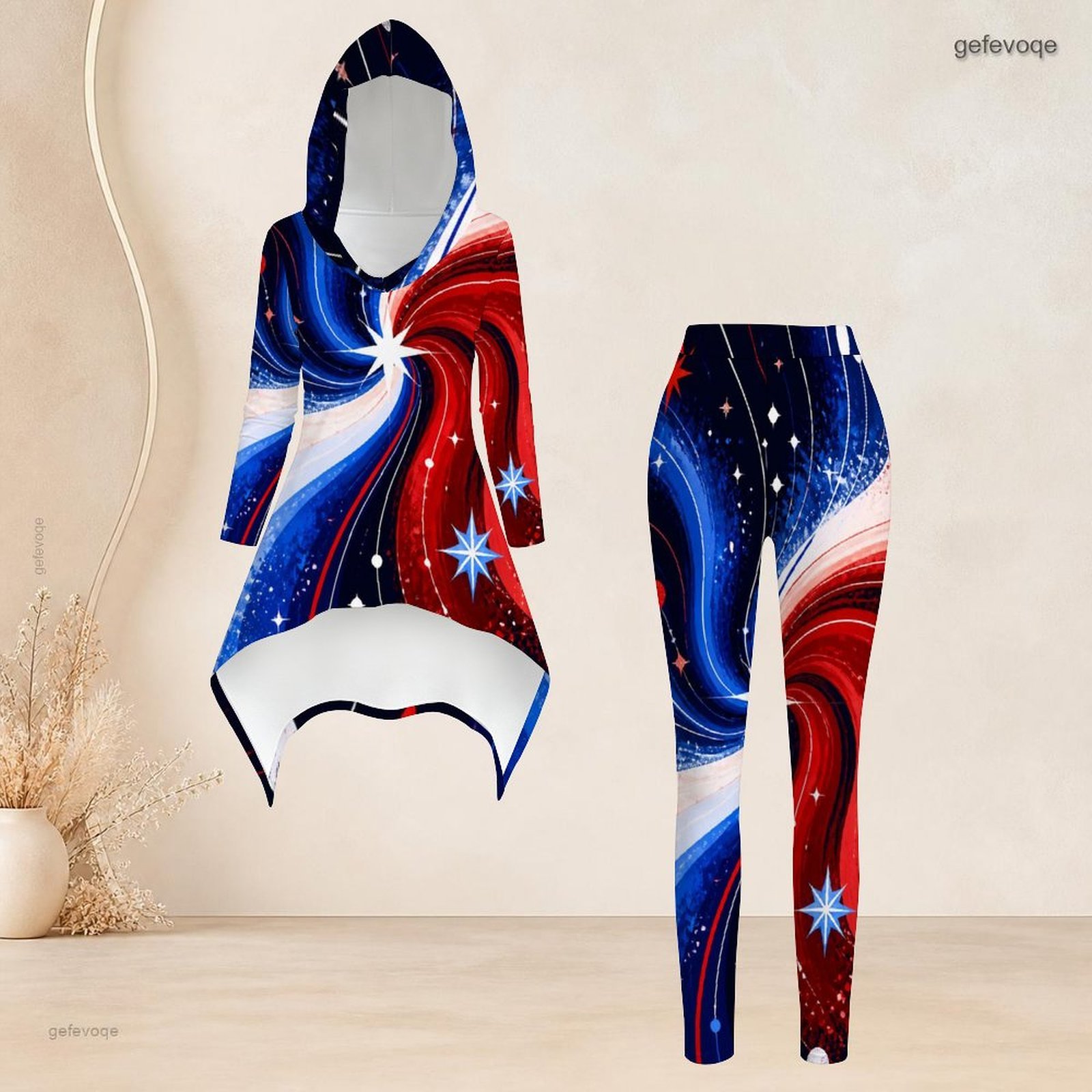 Fashion Women Casual 2 Piece S - High Waist Leggings 评论和价格