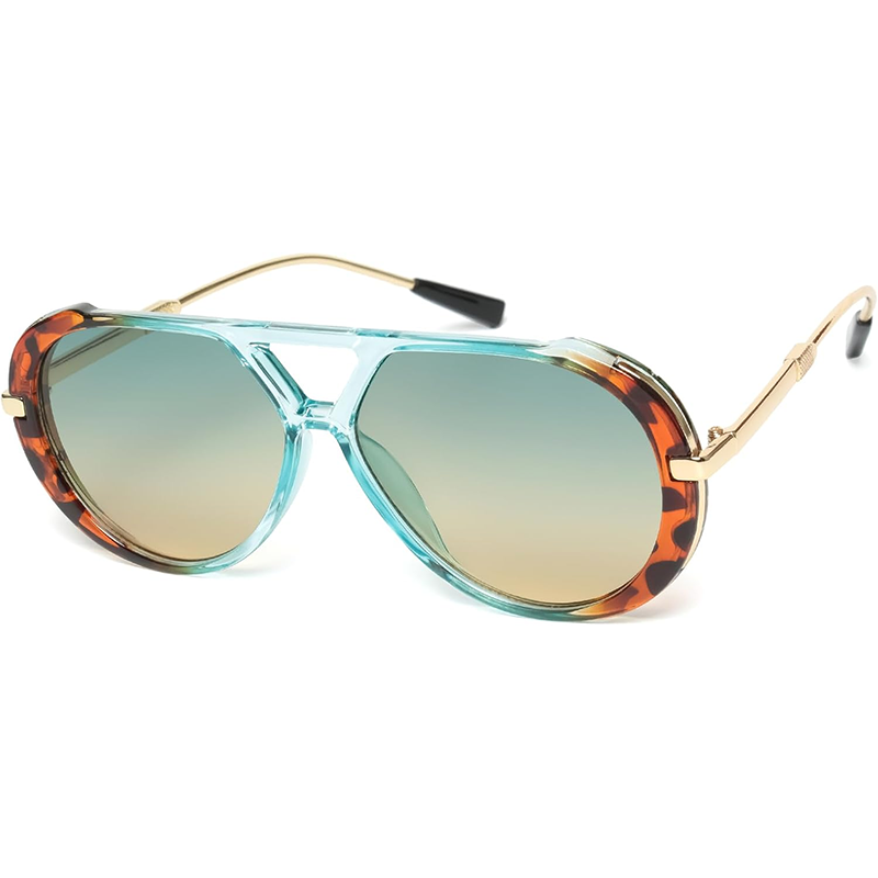 KENBO Retro Gold Aviator Sungl - Women'S Fashion Of The 70S 评论和价格