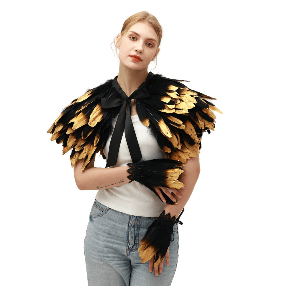 Steampunk Gothic Exaggerates G - Women'S Fashion Poncho 评论和价格
