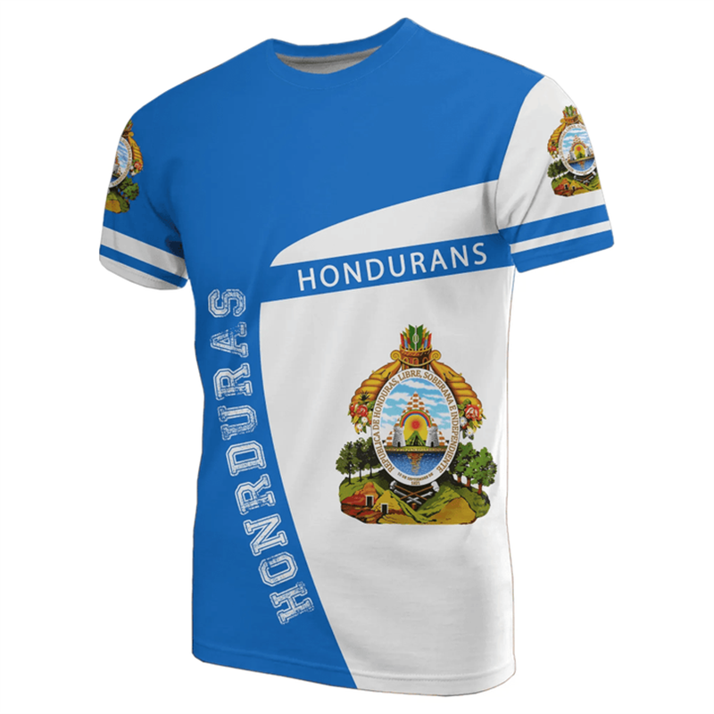 Honduras Flag Map 3D Printed T - Women'S Fashion Guide 评论和价格