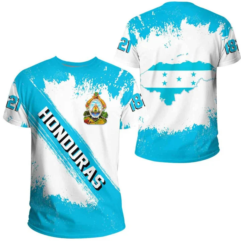 Honduras Flag Map 3D Printed T - Women'S Fashion Guide 评论和价格