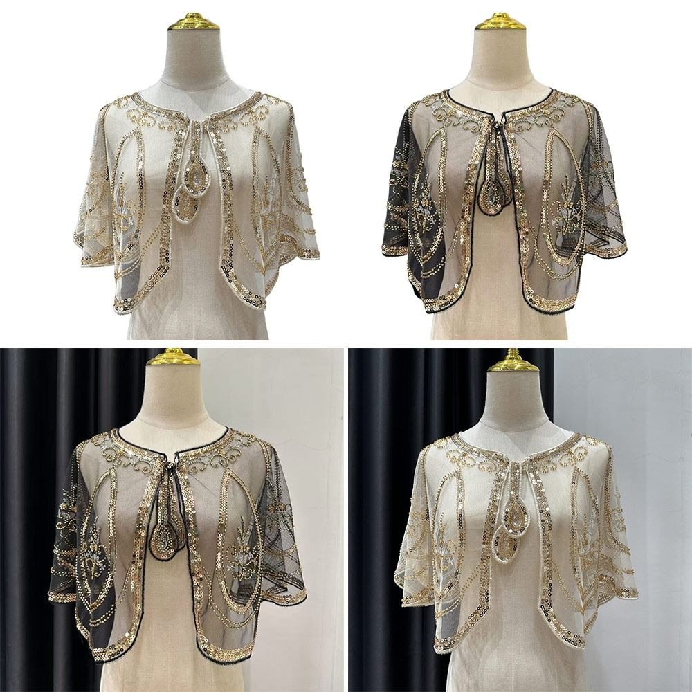 Elegant Sequin Embroidery Flap - Women'S Fashion Of The 1920S 评论和价格
