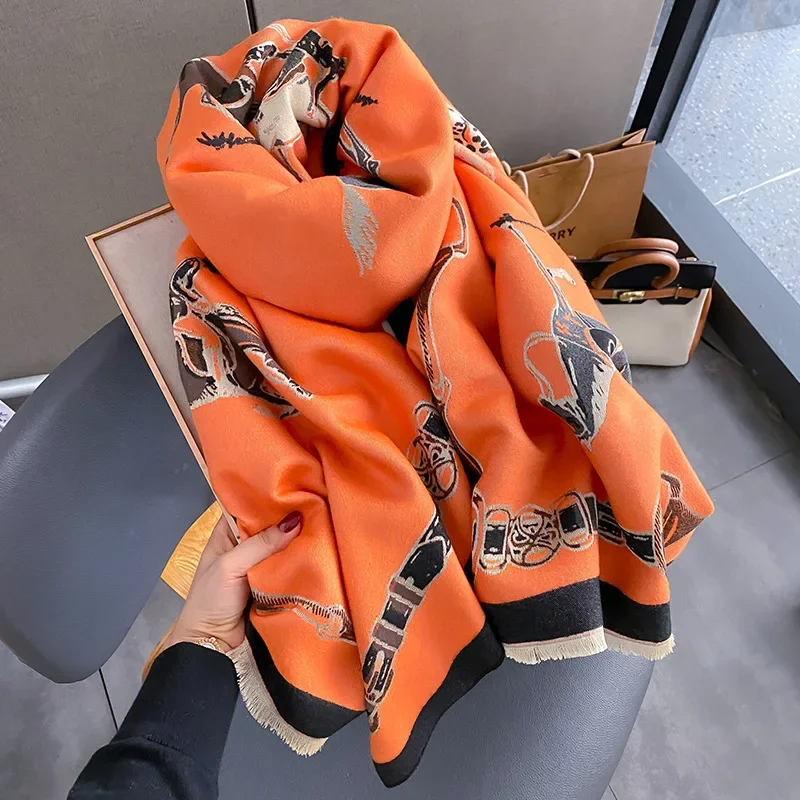 2024 Luxury Warm Pashmina Shaw - Women'S Fashion Poncho 评论和价格