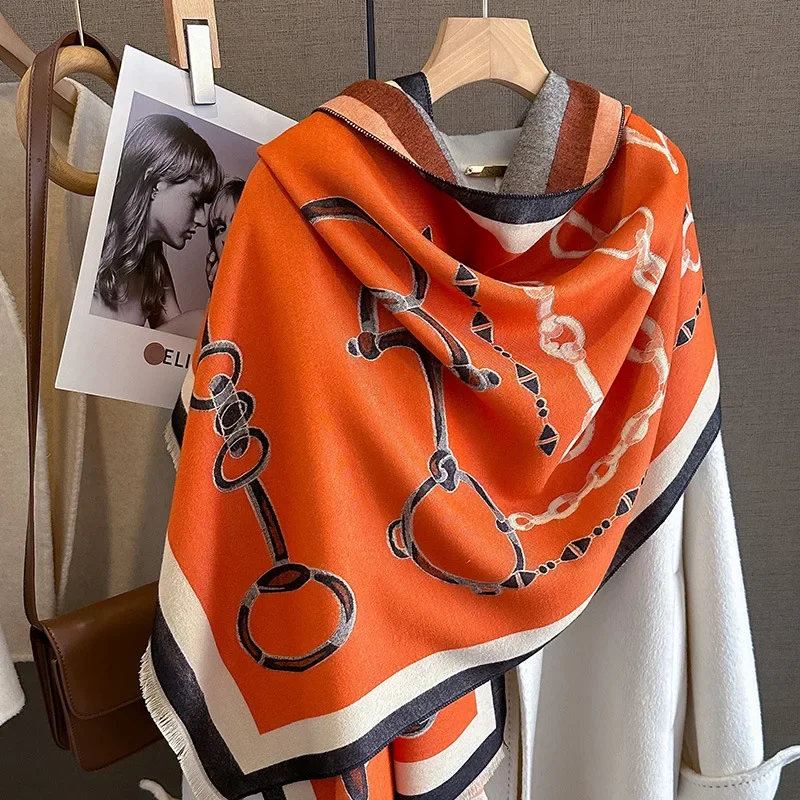 2024 Luxury Warm Pashmina Shaw - Women'S Fashion Poncho 评论和价格