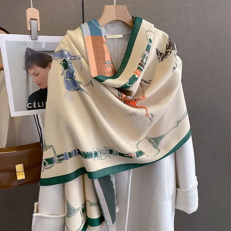 2024 Luxury Warm Pashmina Shaw - Women'S Fashion Poncho 评论和价格